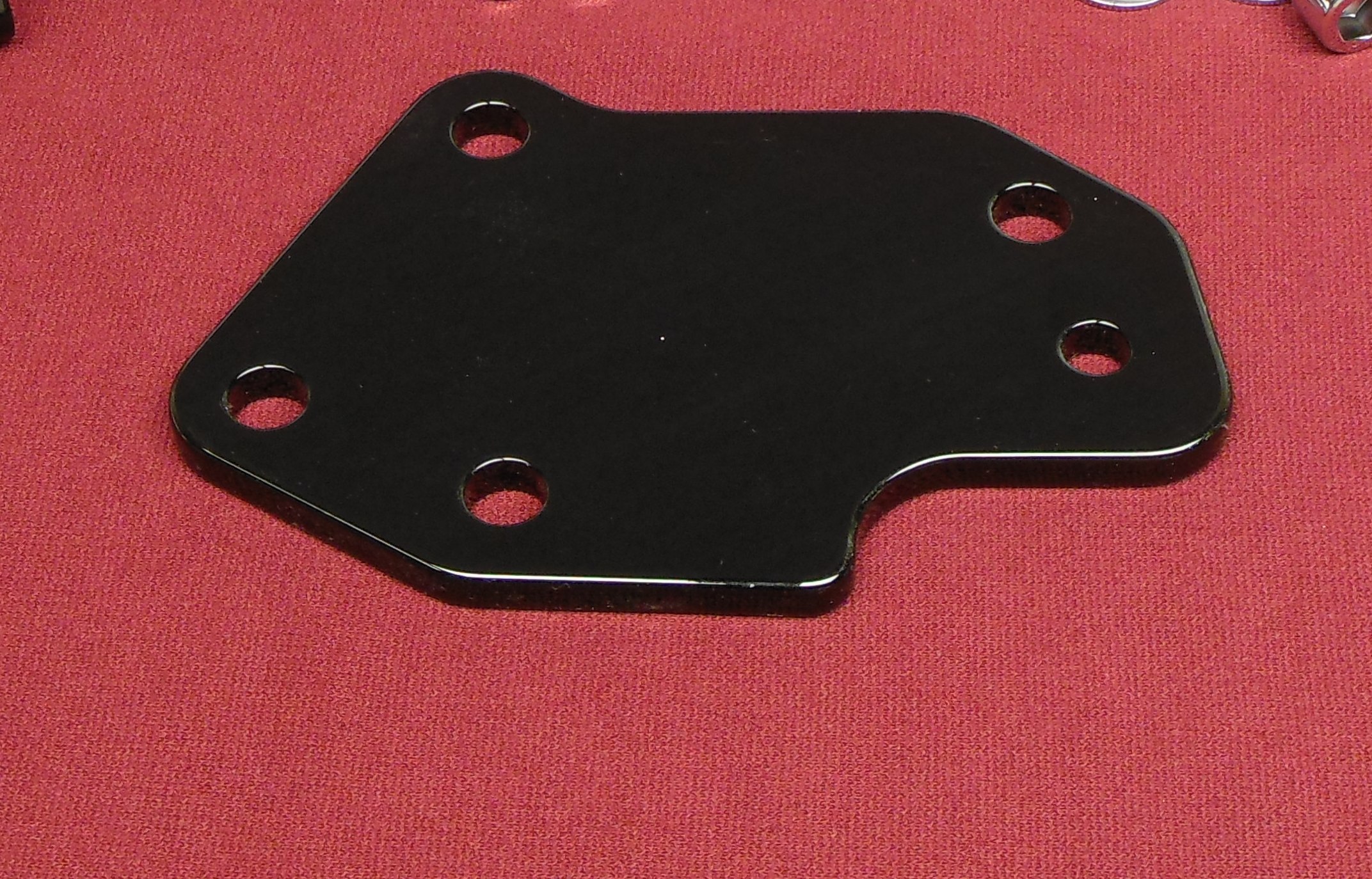 Kickstand Bracket replacement Plate Black - Click Image to Close